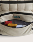 design large travel diaper backpack tangerine